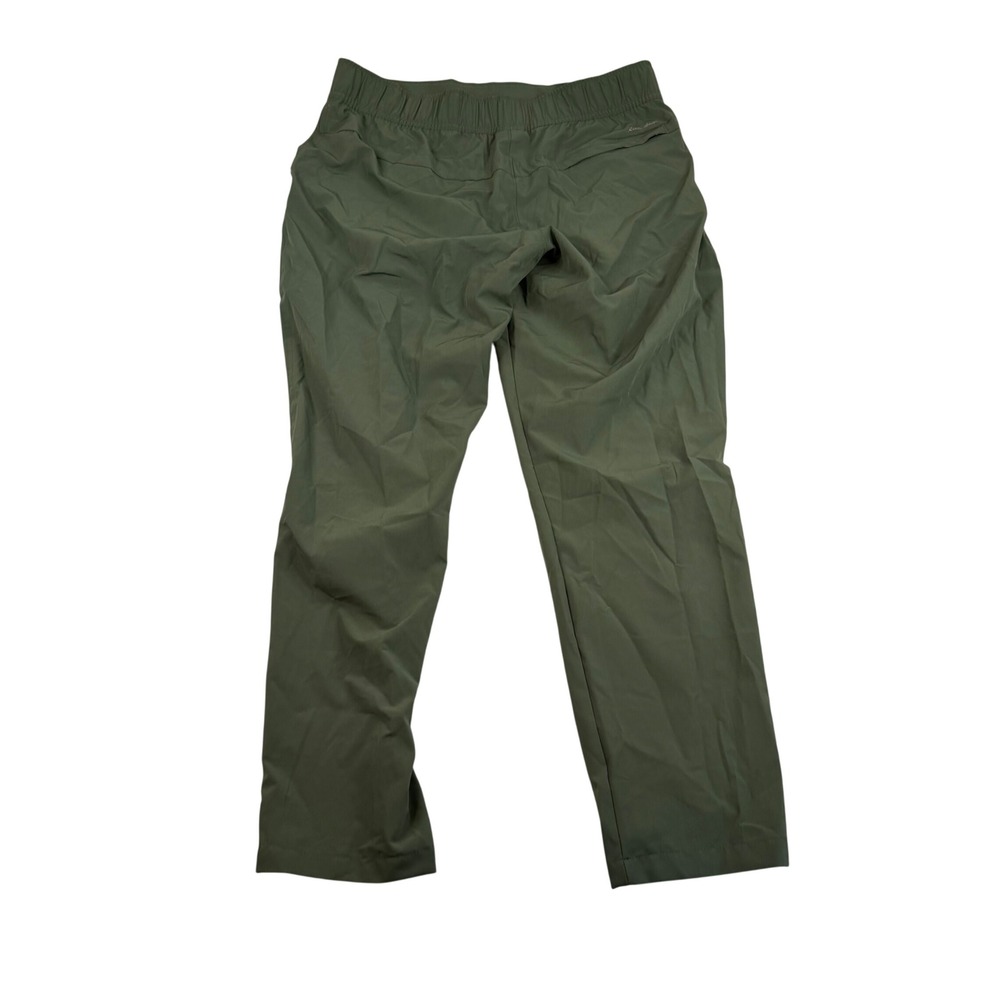 Eddie Bauer Women Medium Olive Green Horizon Pull On Hiking Pants Straight Leg - Picture 2 of 8